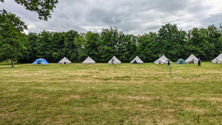 Zeltplatz im PfiLa 2025